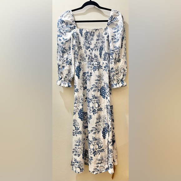 NWT Reformation Gitane Linen Dress in Corsica, Size S - Picture 3 of 16